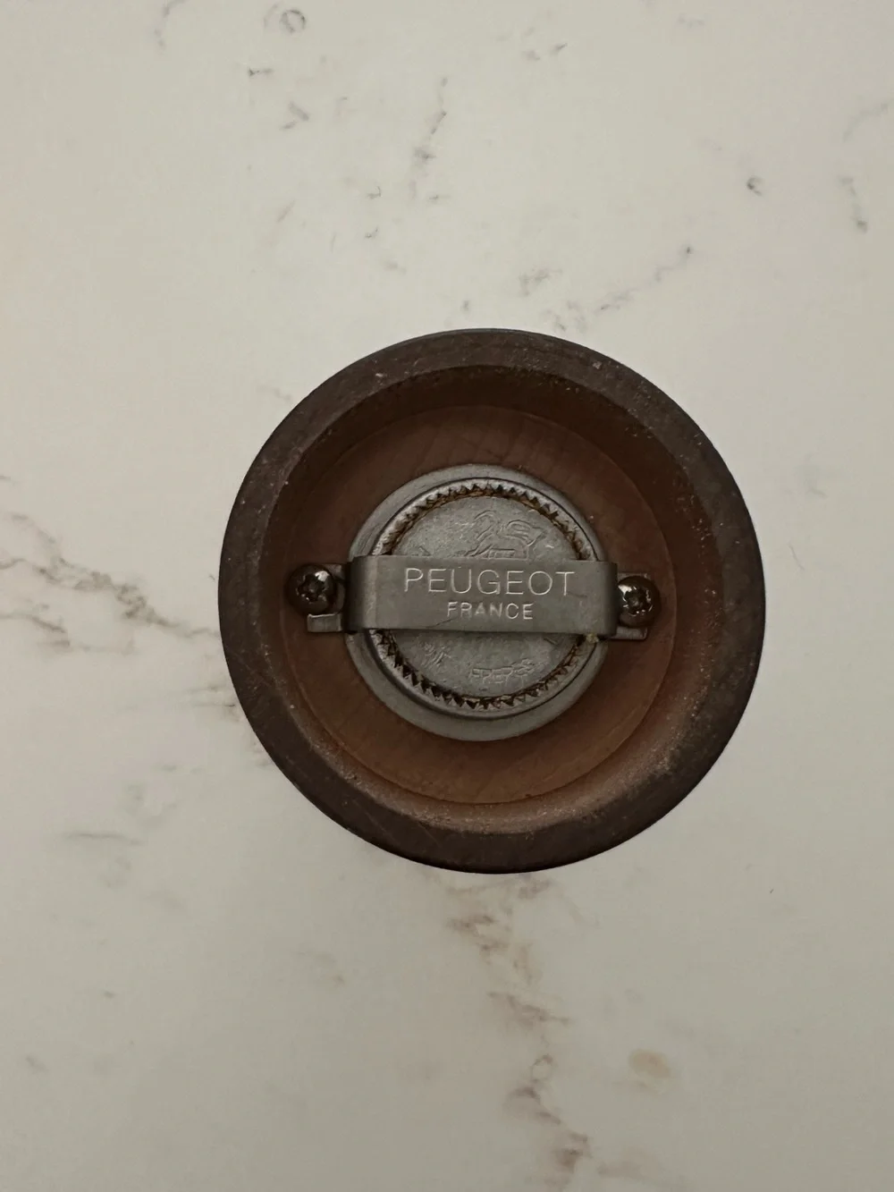 Brand New - Peugeot Dark Brown Chocolate Wooden Pepper Mill 5 inches